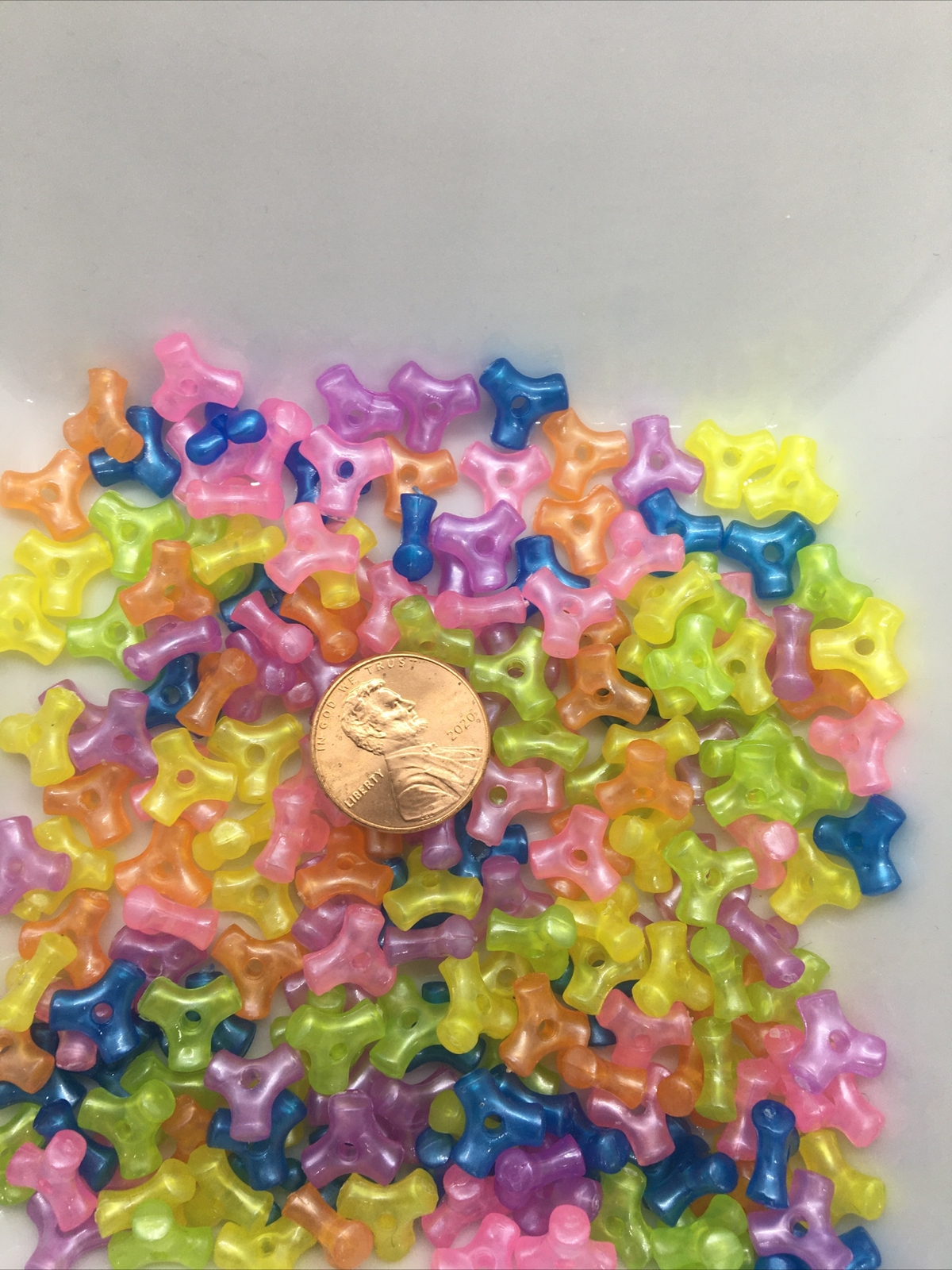200 PC Assorted Y Shaped Beads Charms Beads Sliders Spacers New Free Ship 179