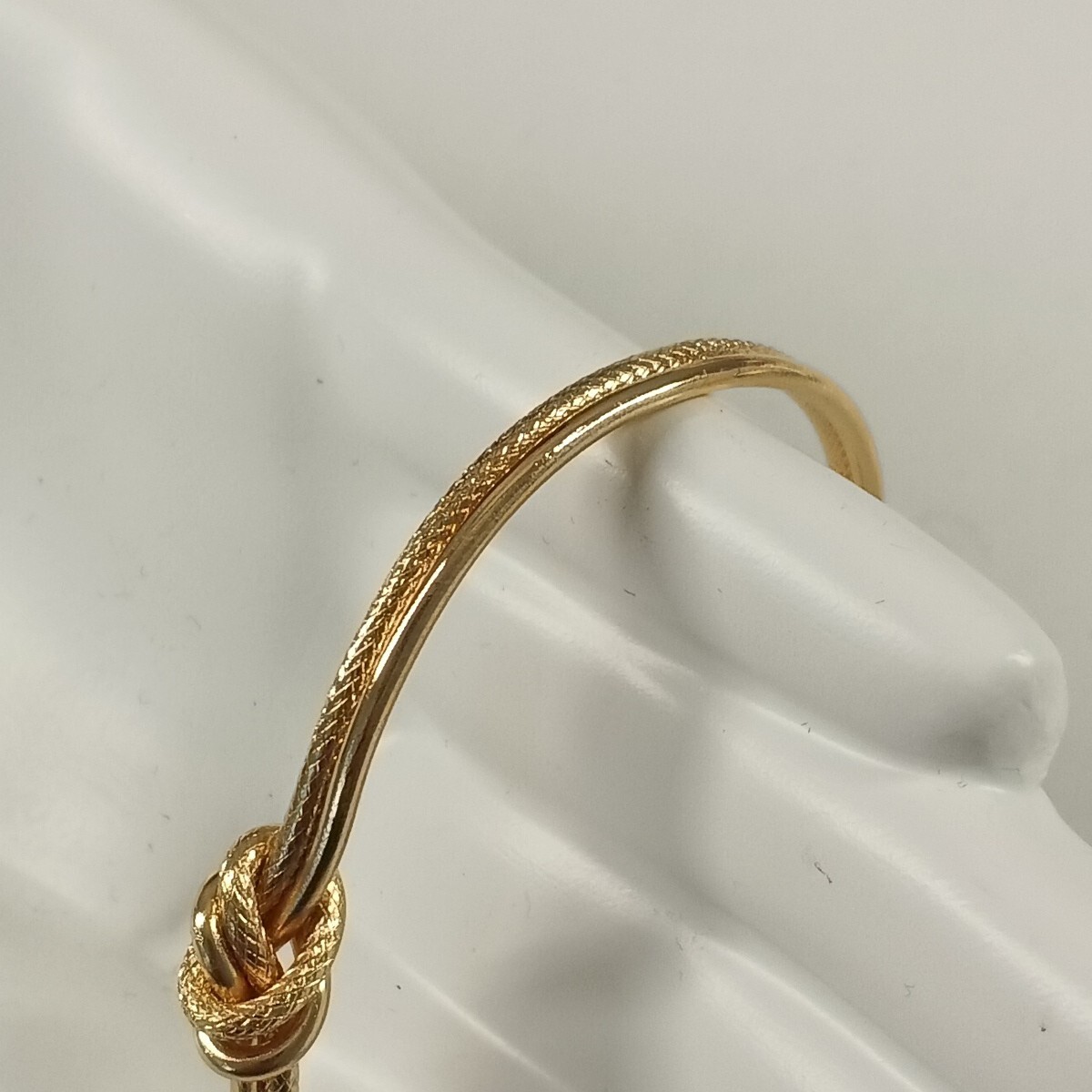 Women’s Knot Cuff Bracelet One Size Brass Plated Gold Fashion Jewelry