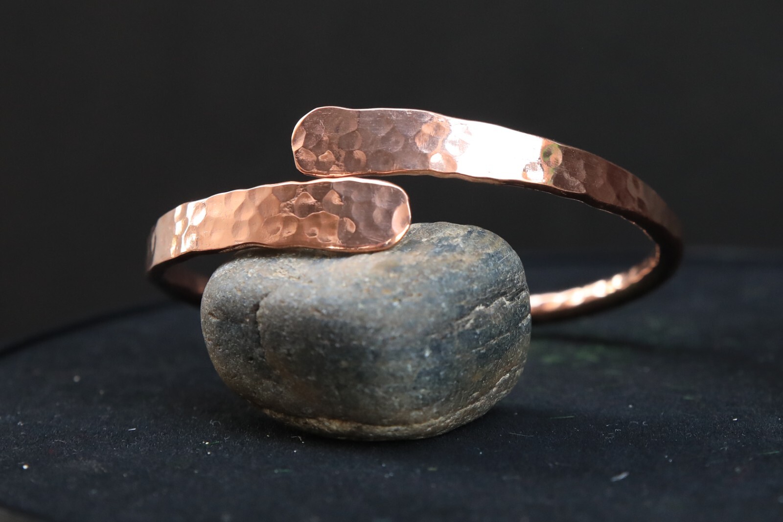 Copper Cuff Bracelet Handmade Jewelry Bangle For Gift And Arthritis