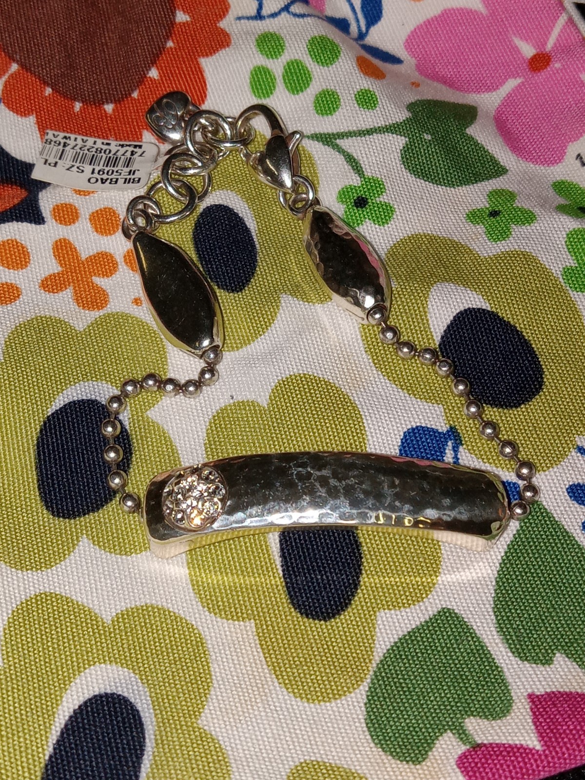 Brighton Bilbao Bracelet, Bar ID Style NWT with Brighton Bag