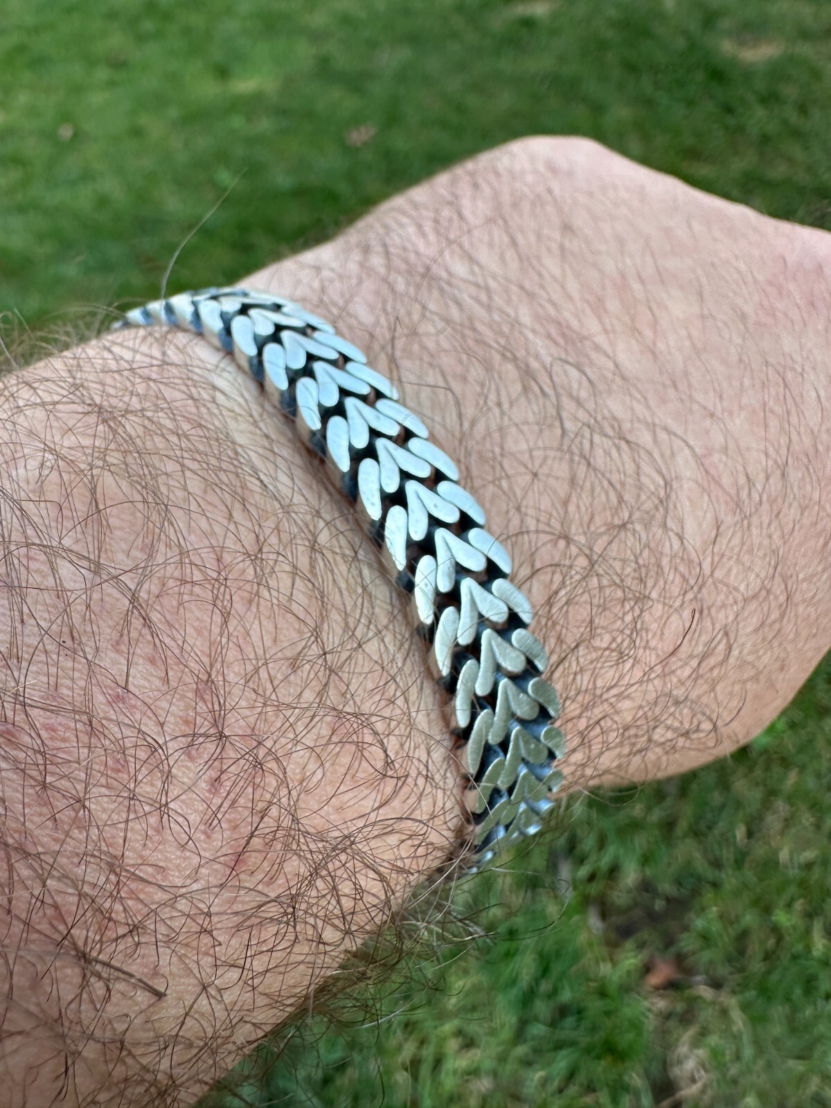 Custom Double Miami Cuban Open Franco Link Bracelet 12mm Wide Real 925 Silver