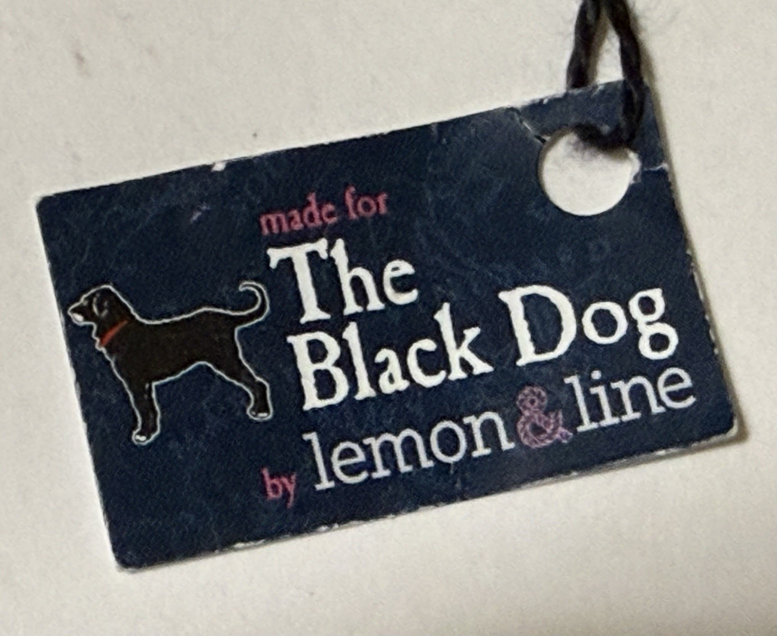 THE BLACK DOG BY LEMON & LINE JIB LINE BRACELET NAVY/RED: LARGE