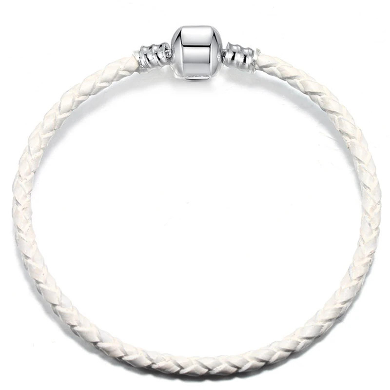 Leather Chain Bracelet 9 Color DIY Charm Band Adjustable Wrap Girls Women 1 Pc