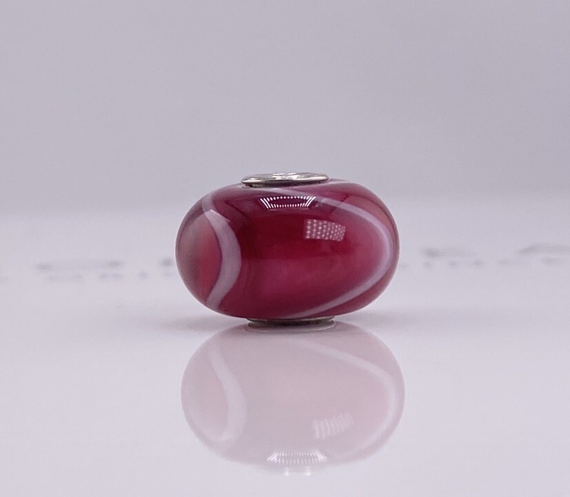 Trollbeads Raspberry Armadillo Bead