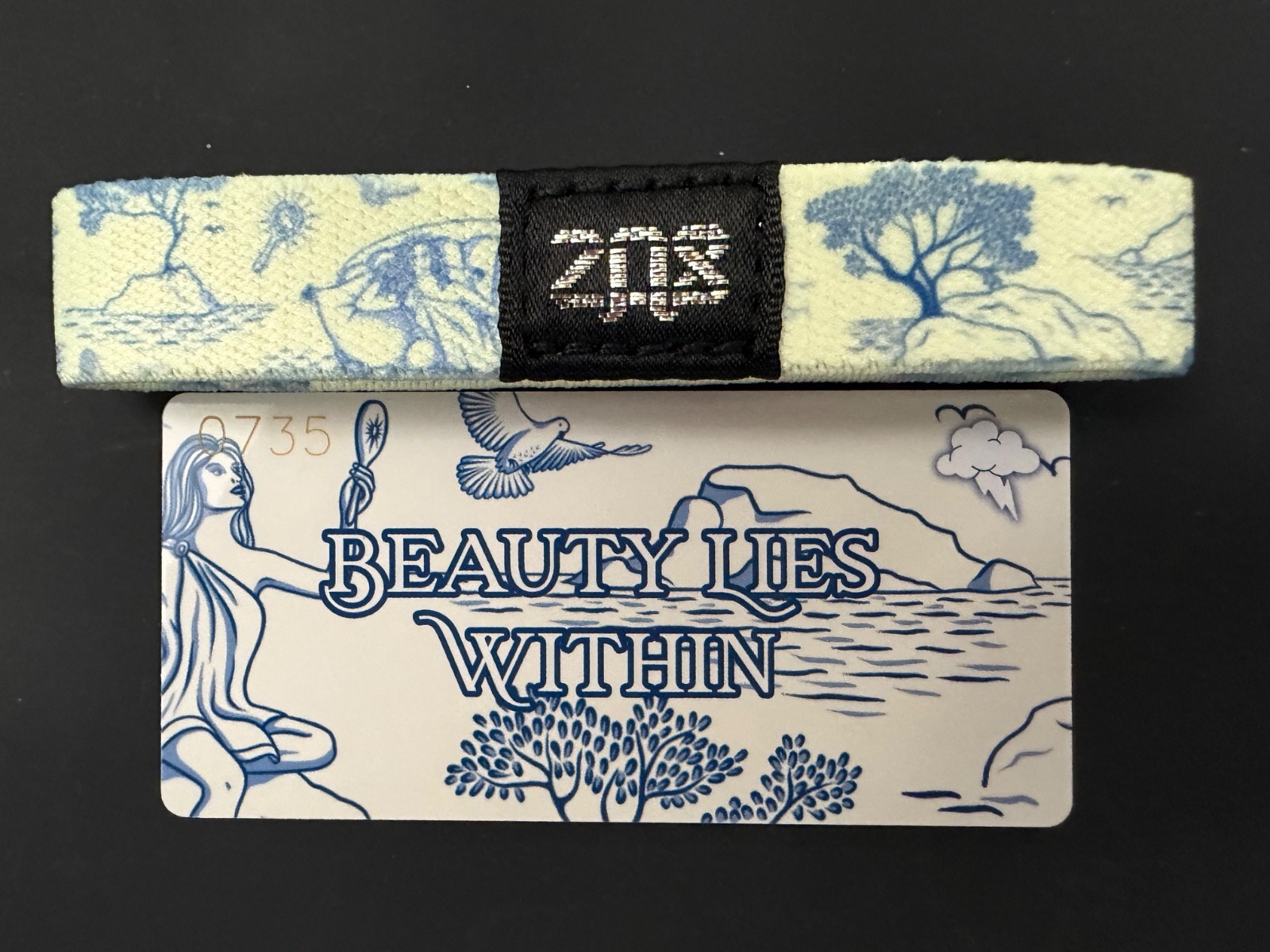 ZOX “BEAUTY LIES WITHIN #735” LARGE $6.00 SHIPPING UP TO 8 BRACELETS