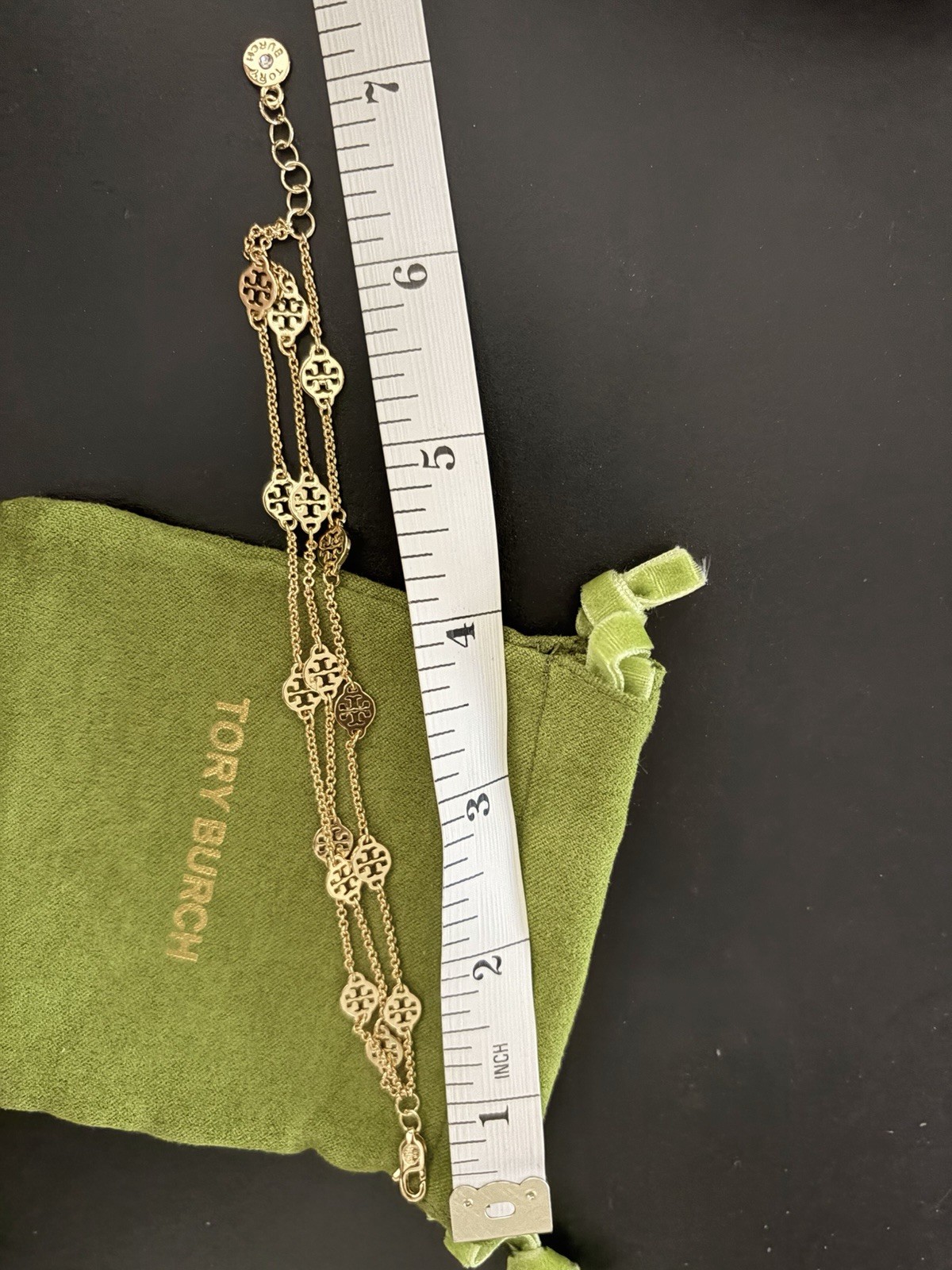 Tory Burch Logo Bracelet with Multi Strand Design