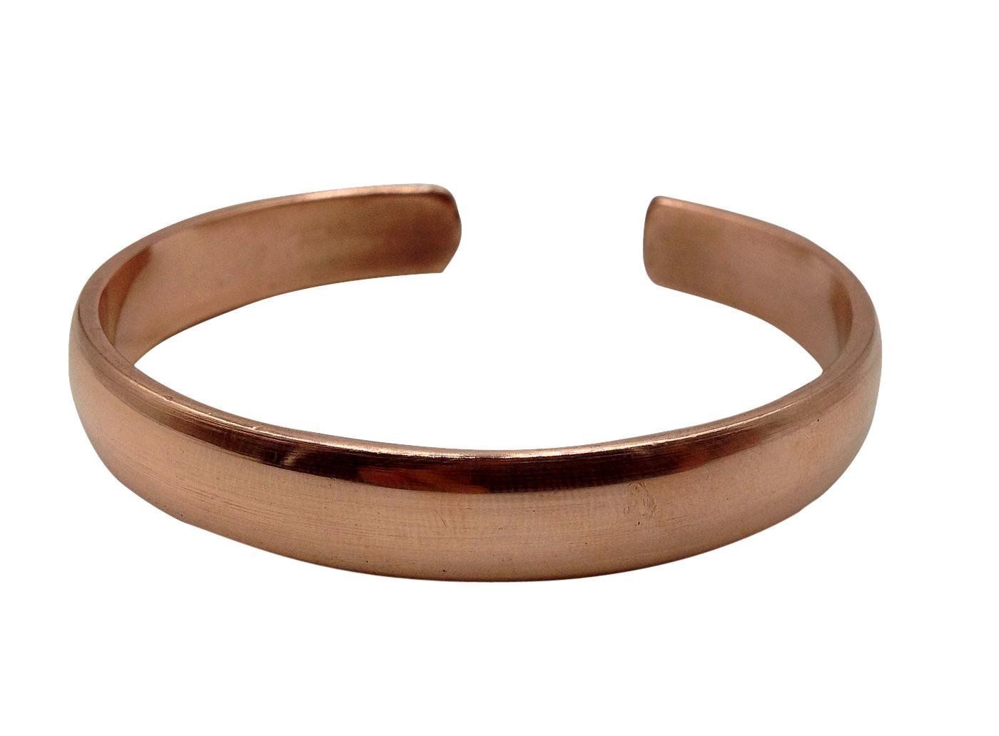 8 Inches Hand Forged 100% Pure Copper Bracelet. Solid Copper Arthritis Bracelet.