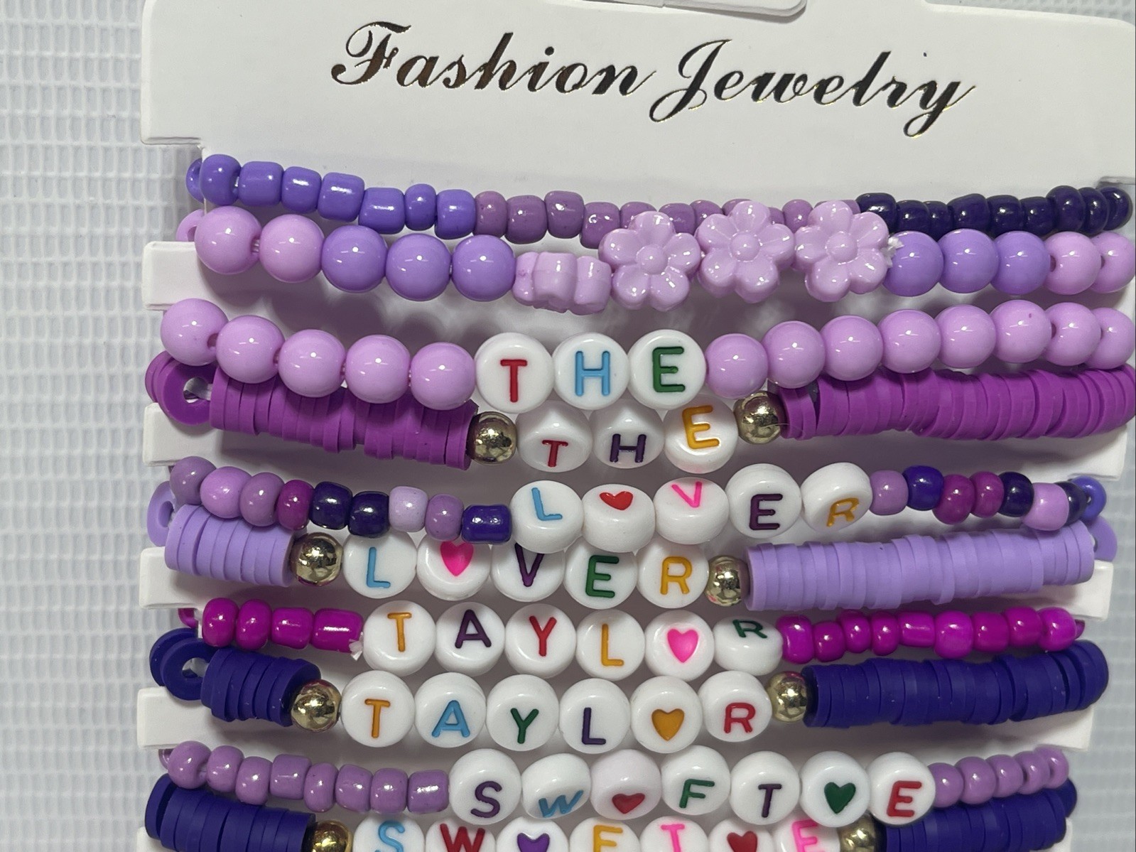 20 Pc Fashion Taylor Swift Friendship Trading Bracelets, Swiftie Album Gift New