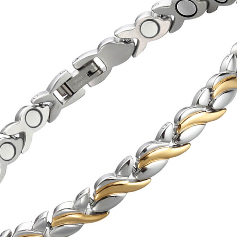 Nice Magnetic Bracelet women HI Magnet Balance Energy Arthritis Pain Relief 5 in