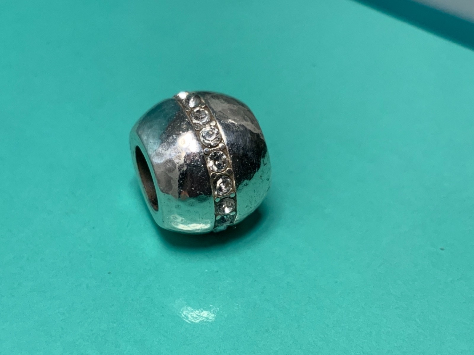🌸Brighton Silver Glimmer Crystal Spacer Bead RETIRED!🌸