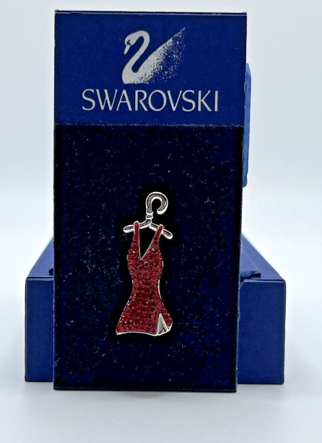 Swarovski (GO RED) Dress Charm #957027 NIB!