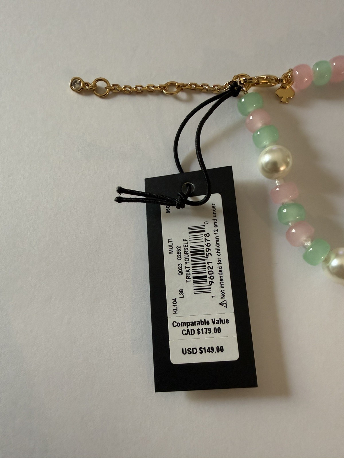 Kate Spade NWT Treat Yourself Candy Charm Bracelet.