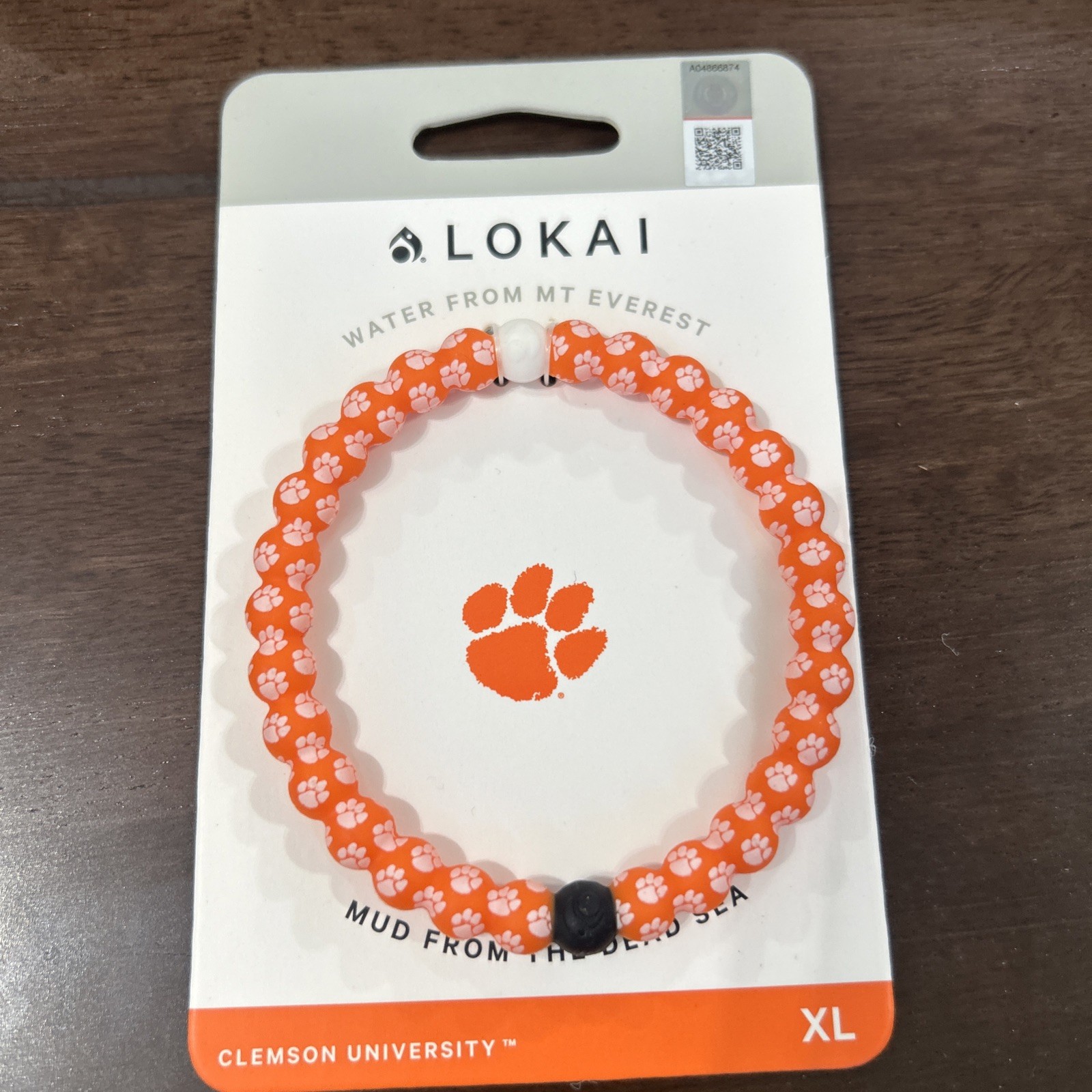 X-Large Clemson University *LOKAI BRACELET Brand New