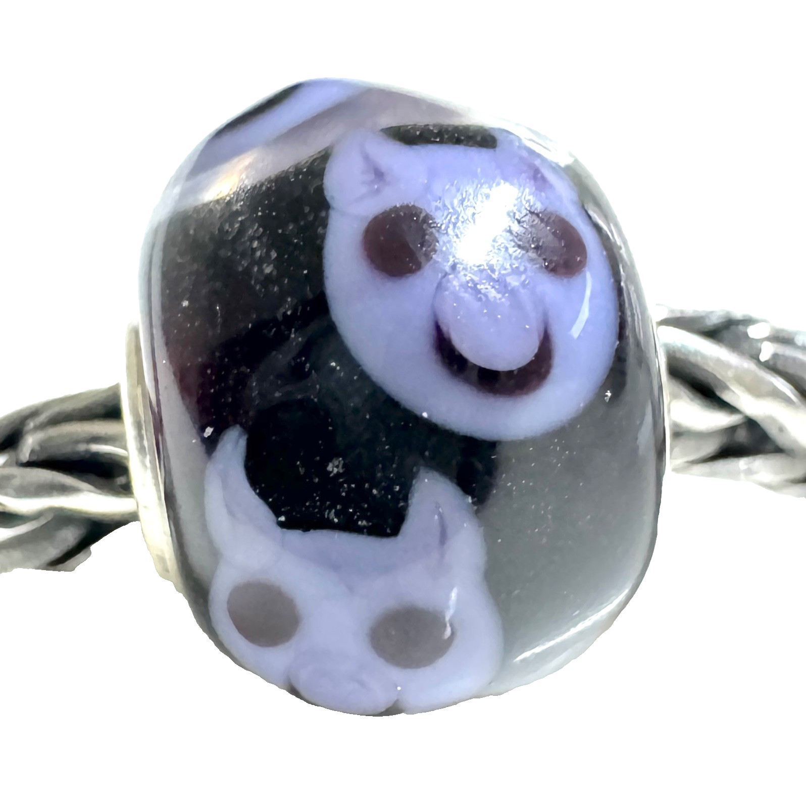 🎃👻🐷 Trollbeads HALLOWEEN EXCLUSIVE MINI BARREL- GHOST PIG 🎃👻🐷