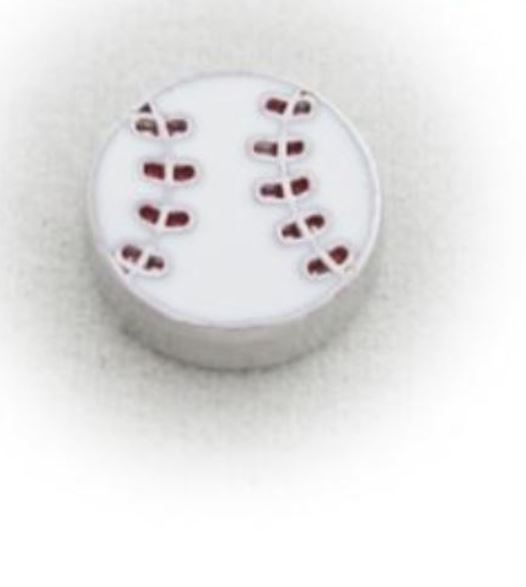 Floating Charm Sports Football Baseball Soccer Tennis 26.2 for Glass Lockets