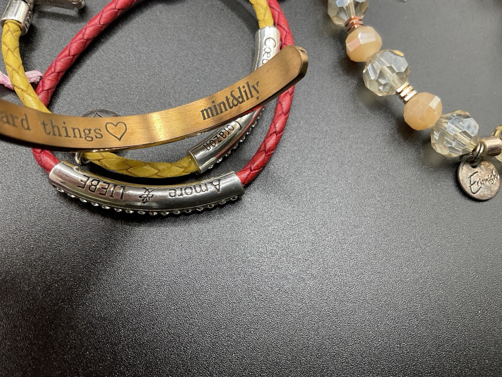 Lot of bracelets-Erimish-Brighton-Lucky Feather-the Darling Effect-Juicy Couture