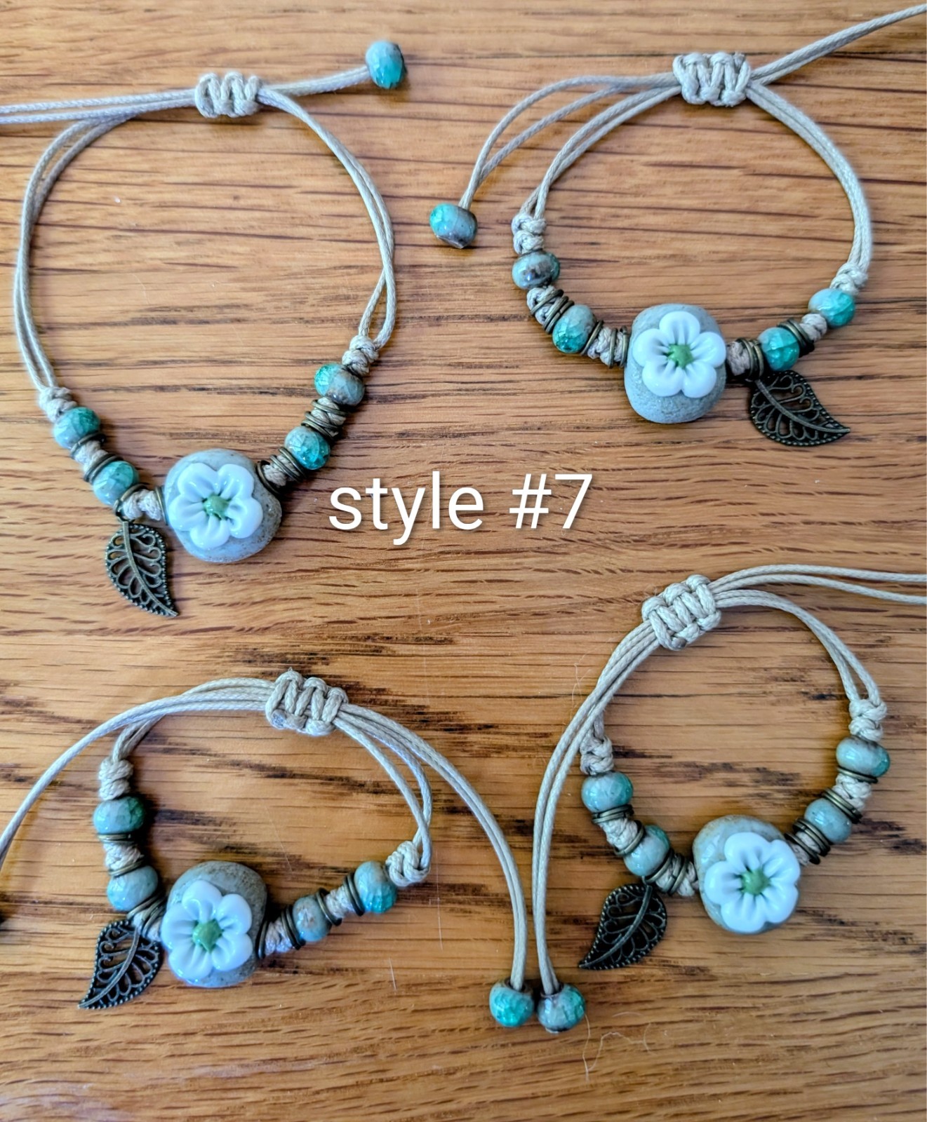 Handmade Adjustable Boho Bead Bracelets – Mother’s Day, Graduation, Teacher Gift