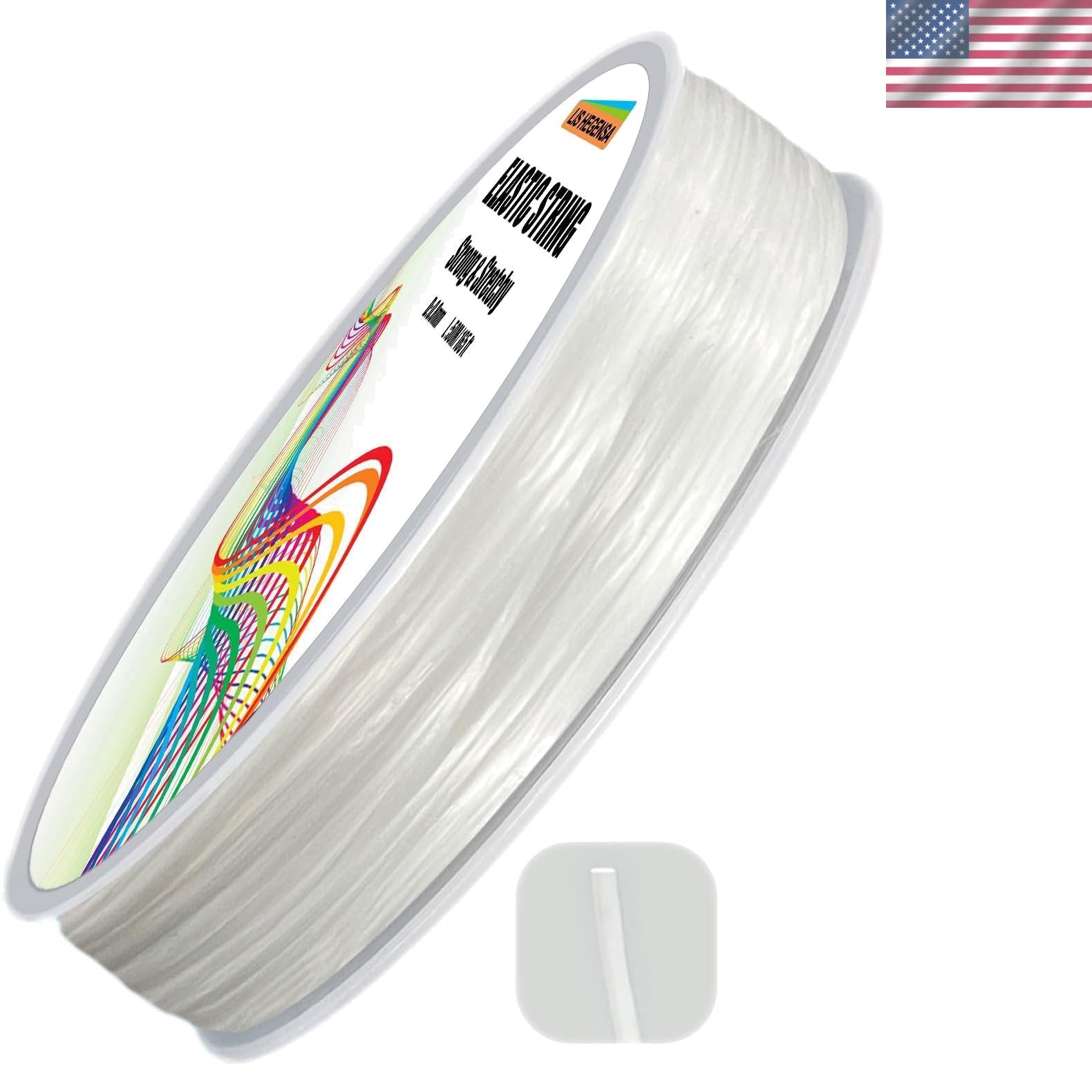 Versatile Elastic Bracelet String: 210ft 1mm for Seamless Jewelry Designs