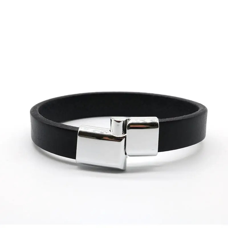Vintage Genuine Leather Wrap Cord Cuff Bracelet for Hand Wrist Wristband Men Wom
