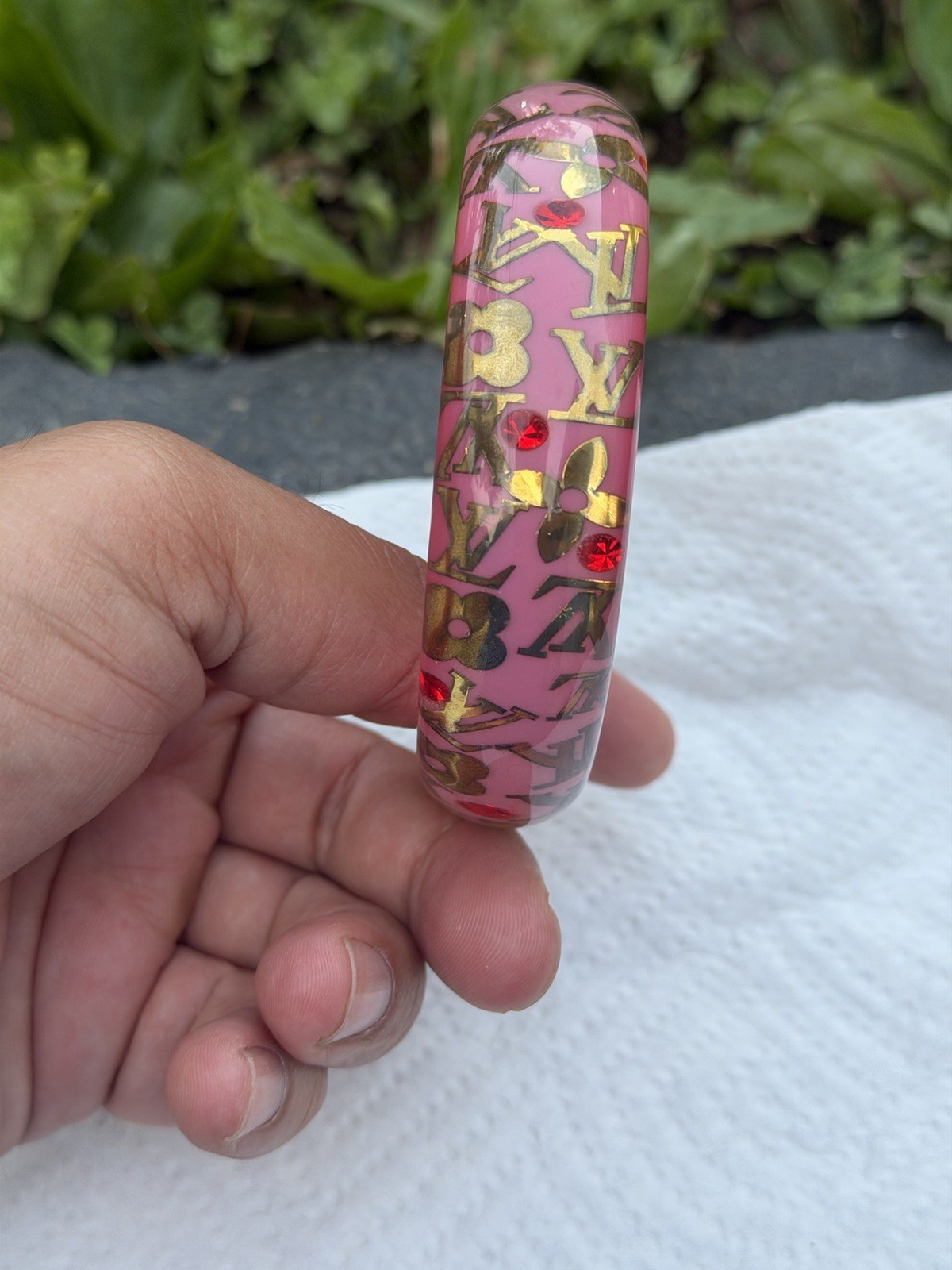 Louis Vuitton Pink Bangle