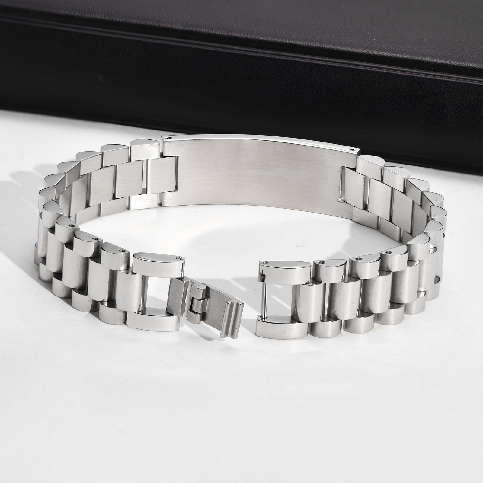 Free Engraving Medical ID Bracelet Stainless Steel Emergency Wristband