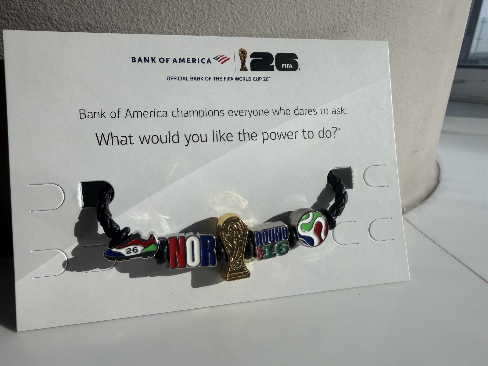 FIFA 2026 World Cup Bracelet Game Day Charms – NORWAY – Collectible