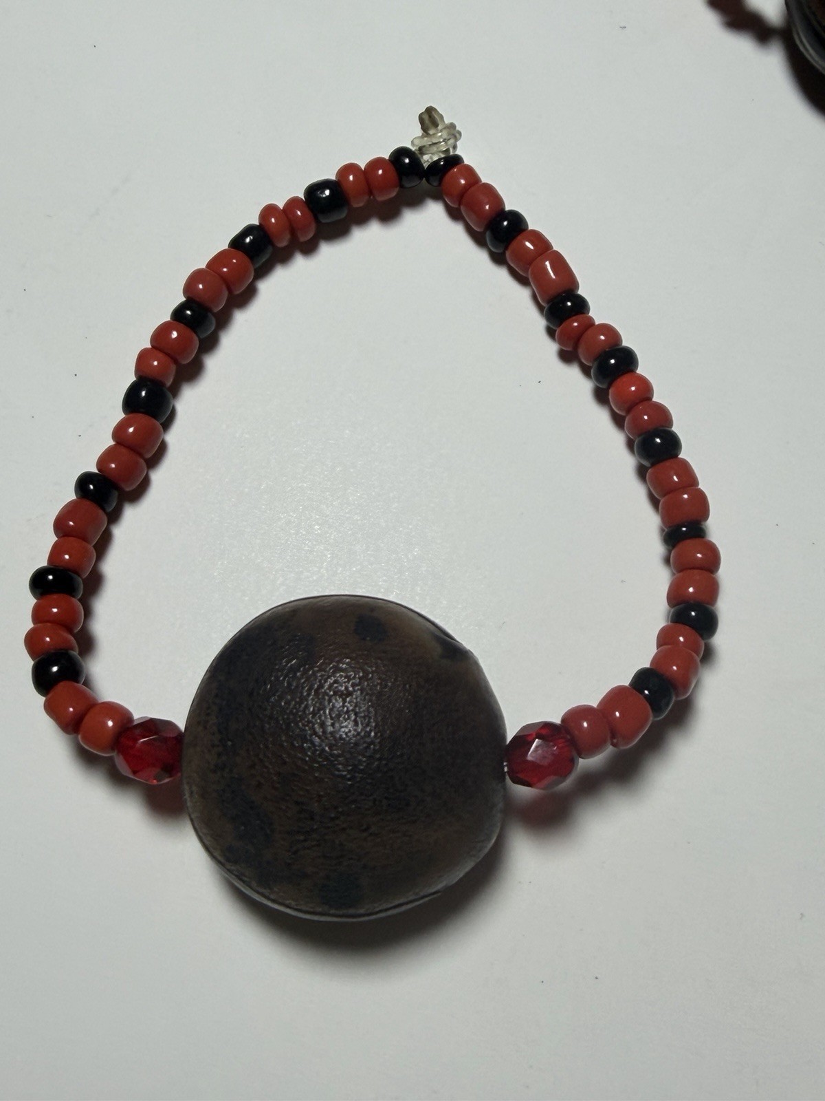 Ojo de Benado Pulsera Con Coral Elastica Deer Eye Bracelet Stretch Cord All size
