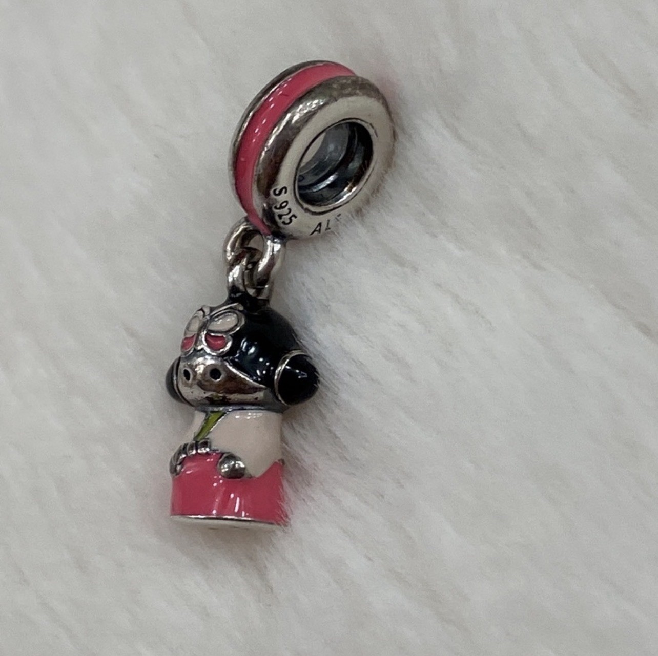 NEW GENUINE 925 Sterling Silver Pandora Korean Doll Dangle Charm 791387ENMX