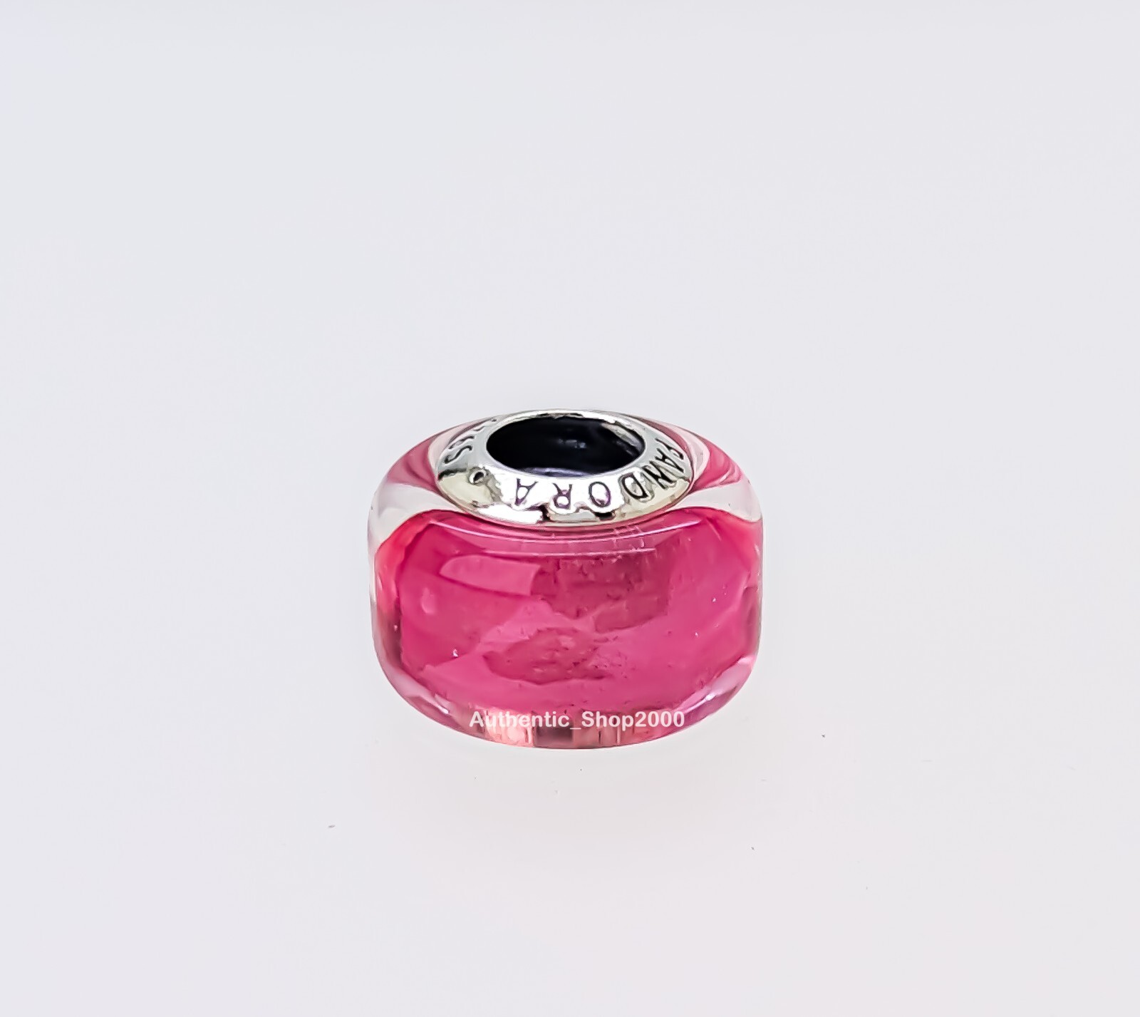 New 100% Authentic PANDORA 925 ale Pink Mini Murano Glass Charm 793107C00