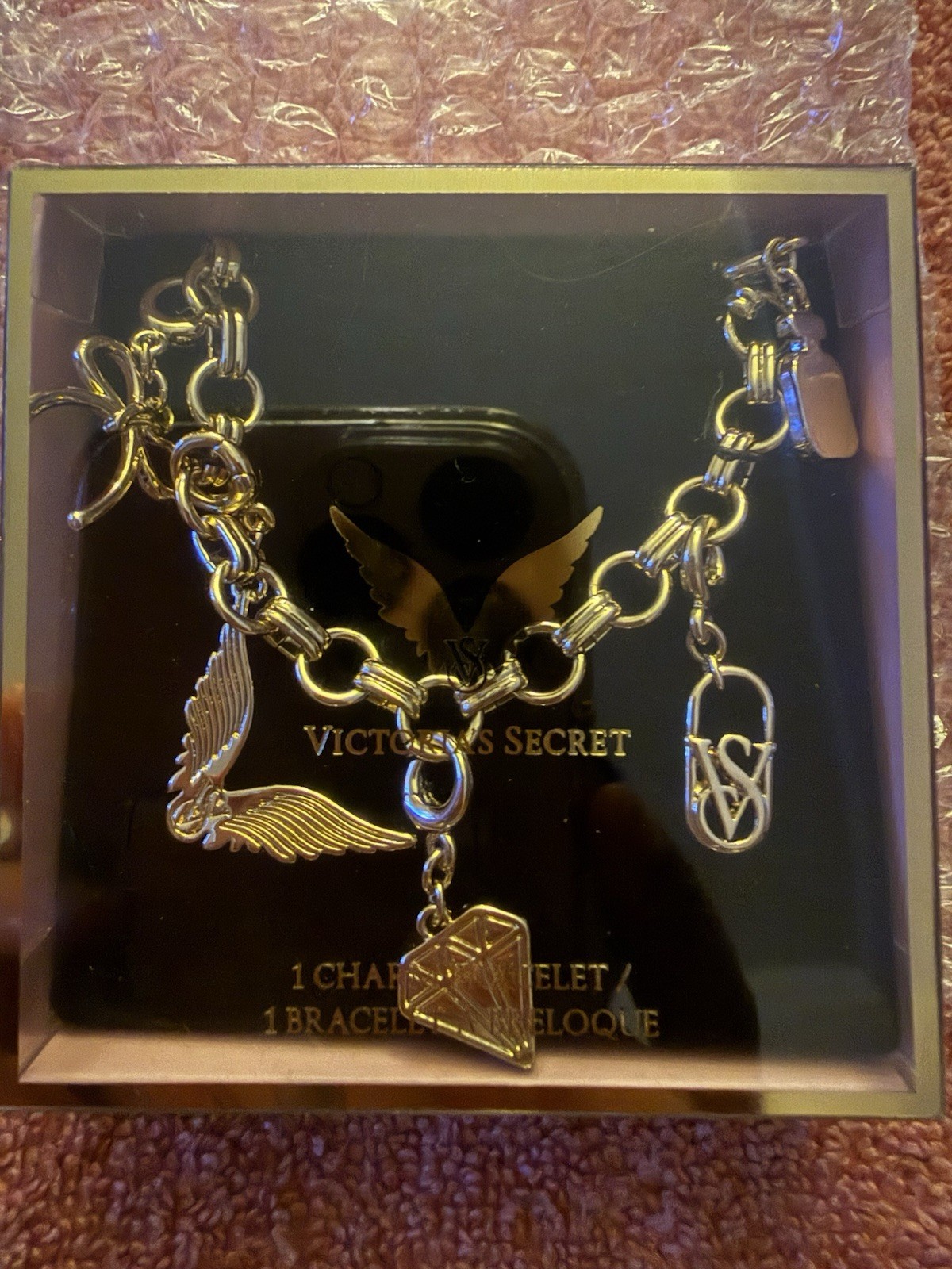 Victoria’s Secret Gold Wings Charm Bracelet (PRICE IS FIRM)