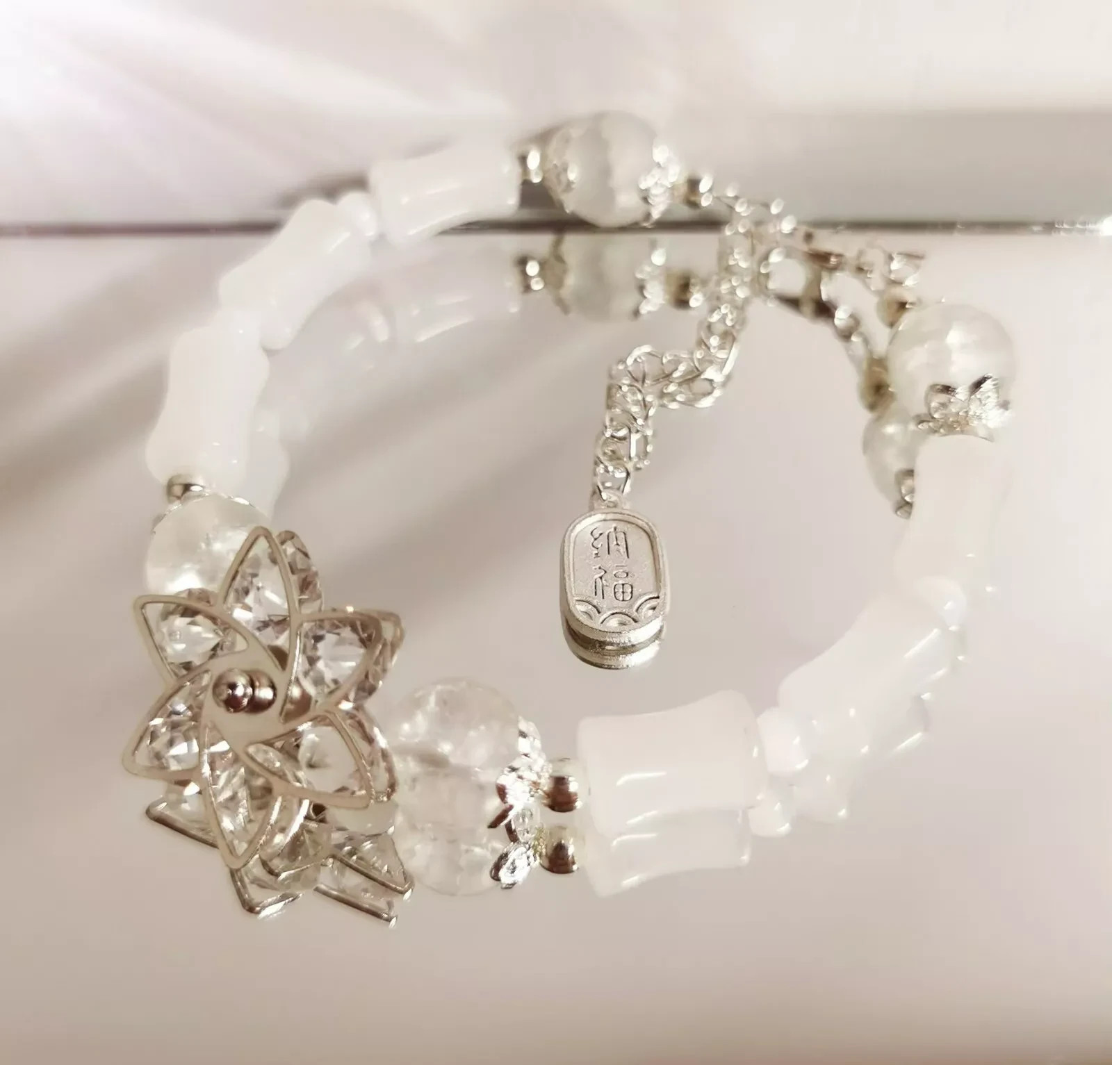 Glass Bead Alloy Accessories Handmade DIY Adjustable Bracelet Beauty Unique Gift