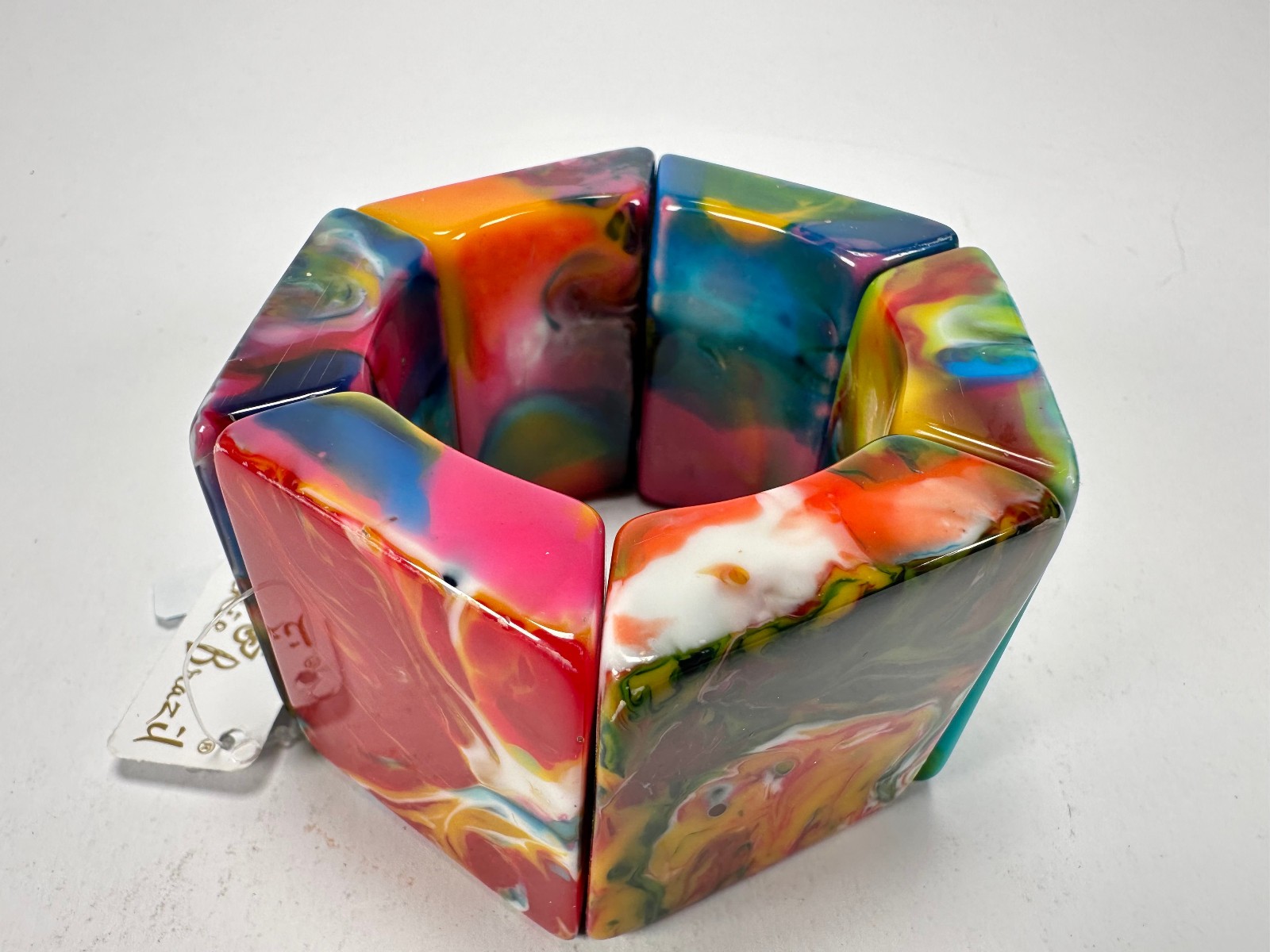 Jackie Brazil “Sabrina” Kandinsky Elasticated Bracelet ( B0225 )