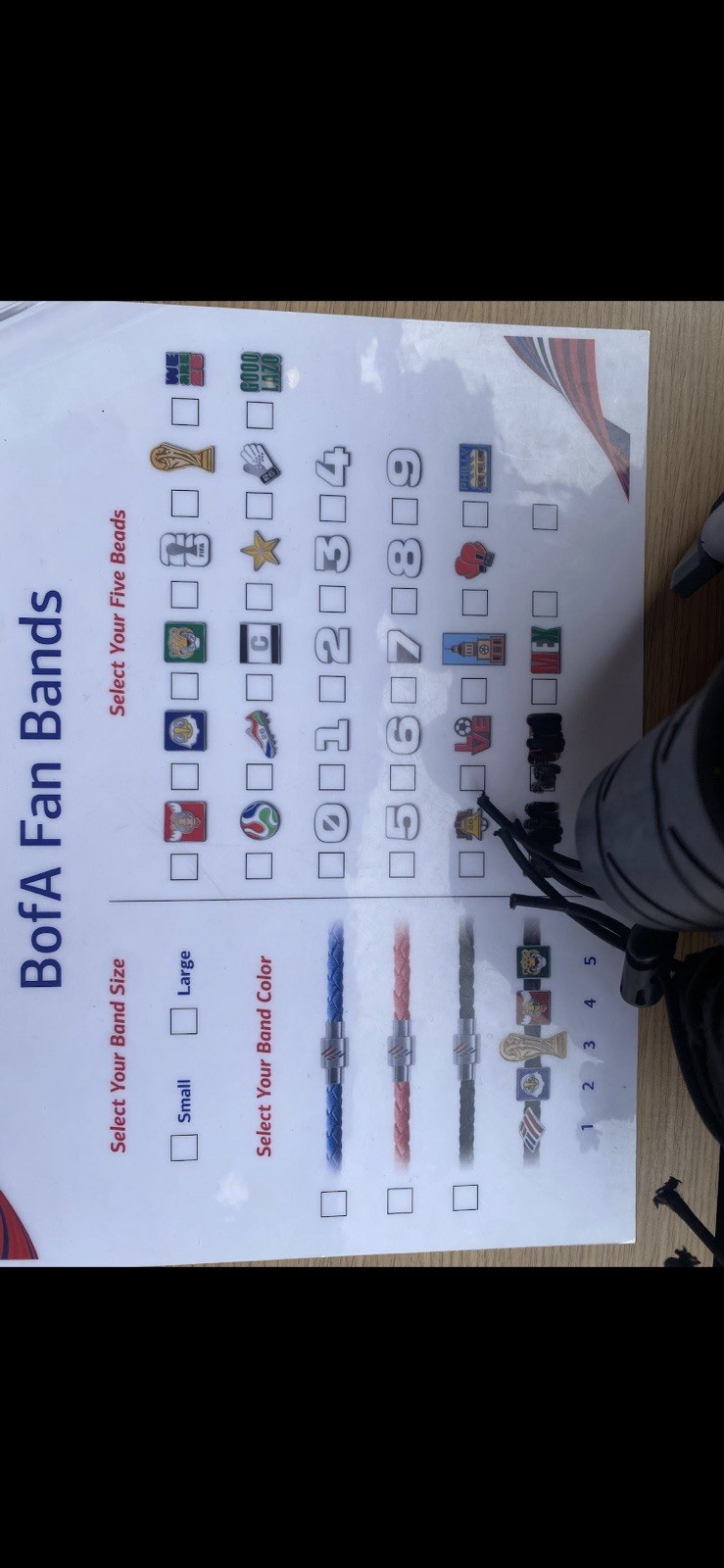 FIFA 26 World Cup Build your own Bracelet- Philadelphia