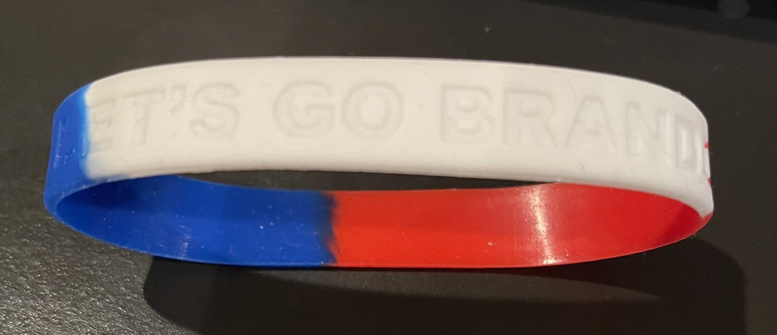Lets Go Brandon #FJB-Red, White, & Blue Rubber – 5 Pack Of Rubber Bracelets.