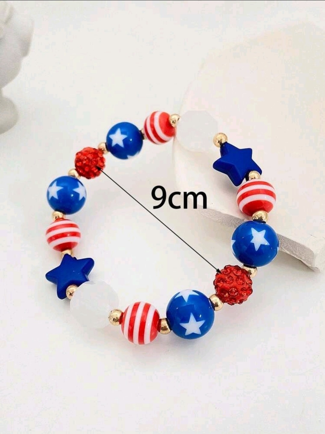 1 Women’s USA Star Breaded Bracelet