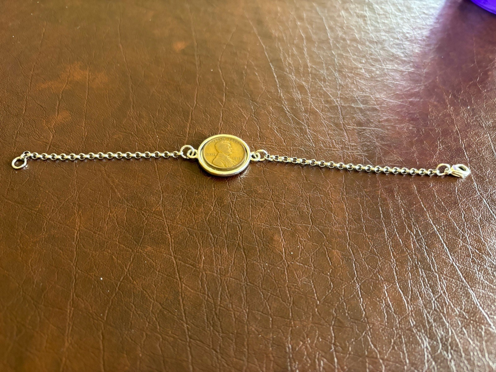1919 Lincoln Cent Bracelet