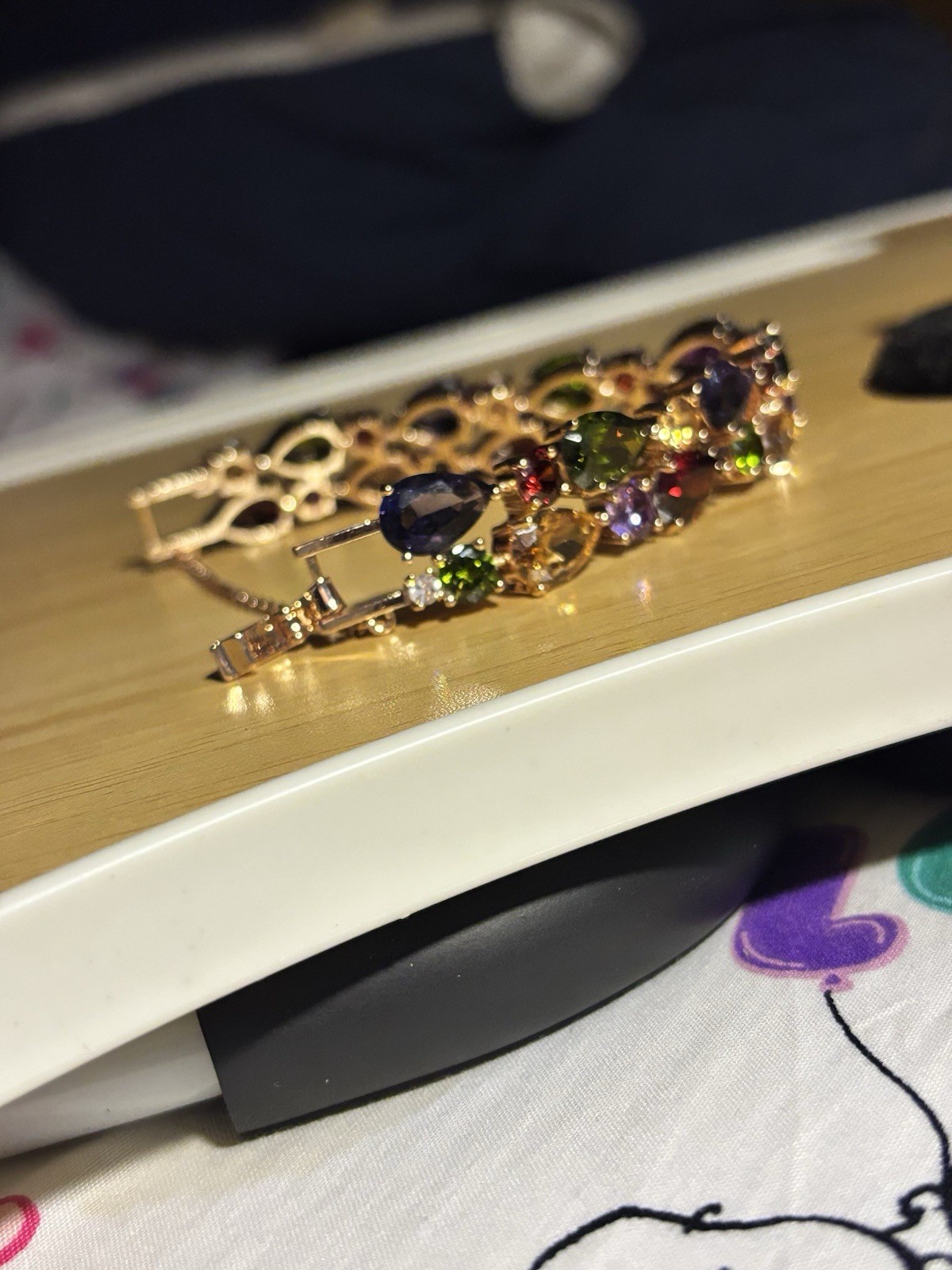 Beautiful Bracelet Multicolored Stones Will Dress Up Anything. A Must See