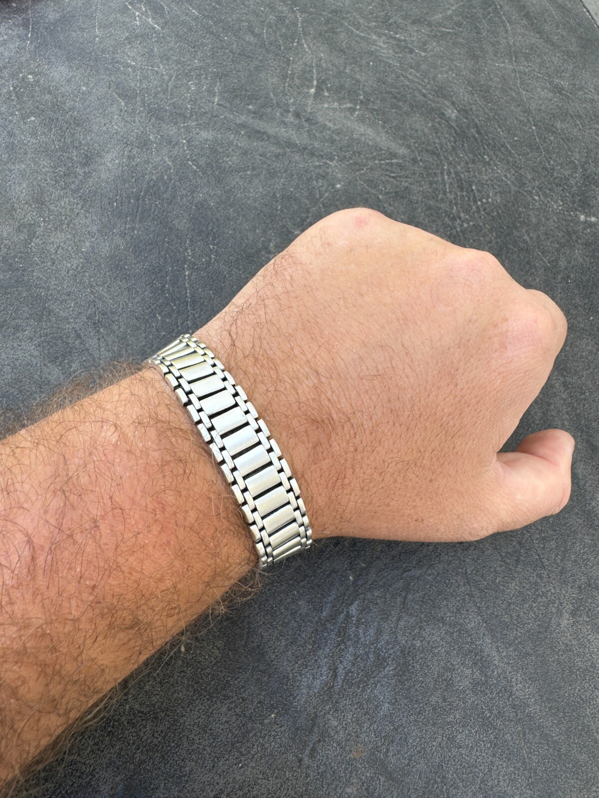 Custom Handmade Presidential Link Bracelet 14mm Wide Real 925 Sterling Silver